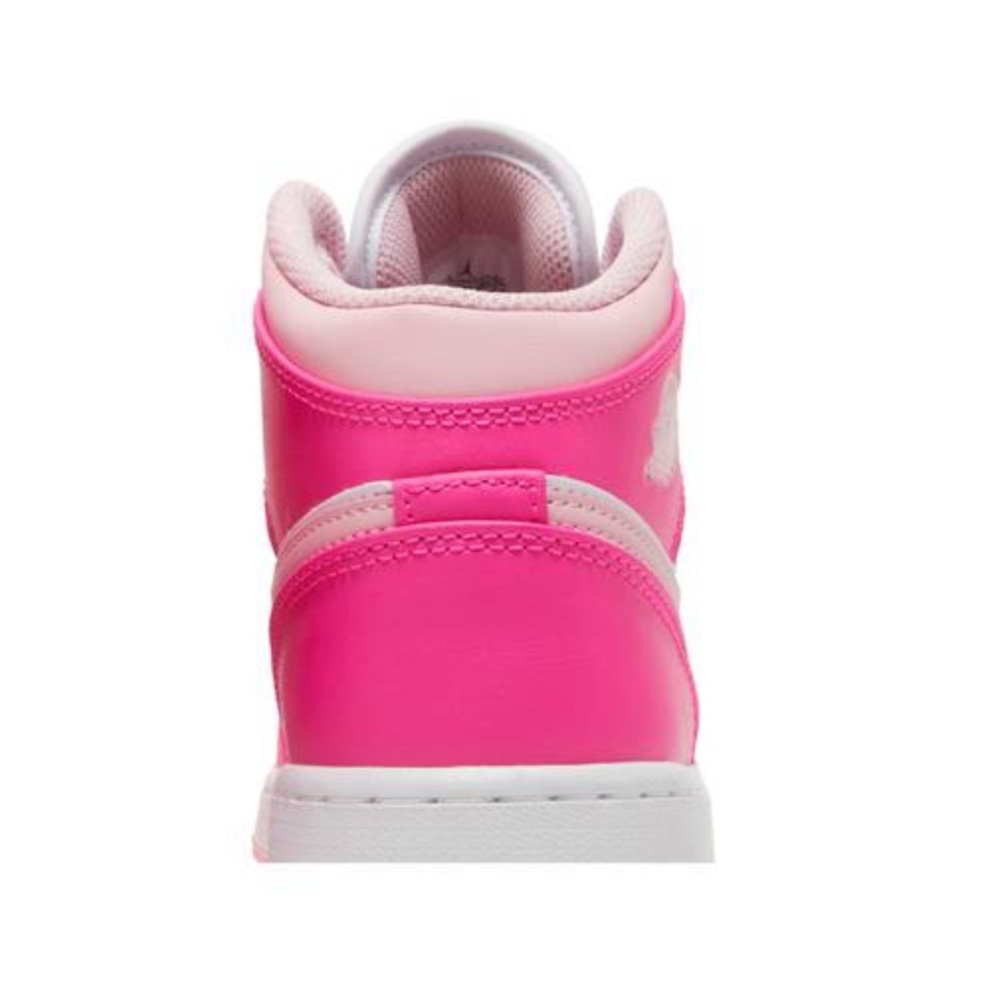 Nike mid fierce dunk Barbie pink hot pink shoes sneakers kids 7 Womans 9 - Picture 2 of 7
